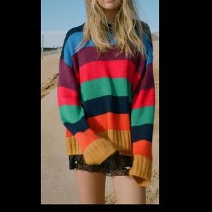 UO Bobby Boyfriend Striped Crew-Neck Sweater